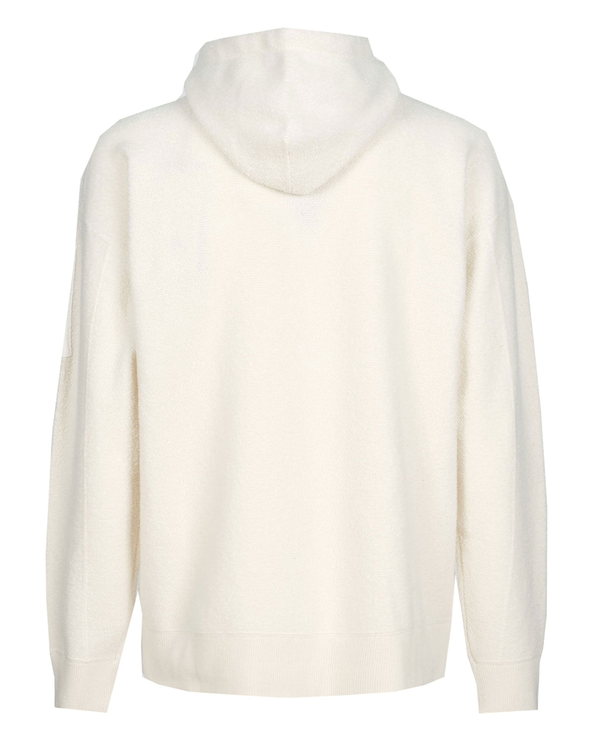 CP Company Knitwear Hooded in Lambswool Gauze White