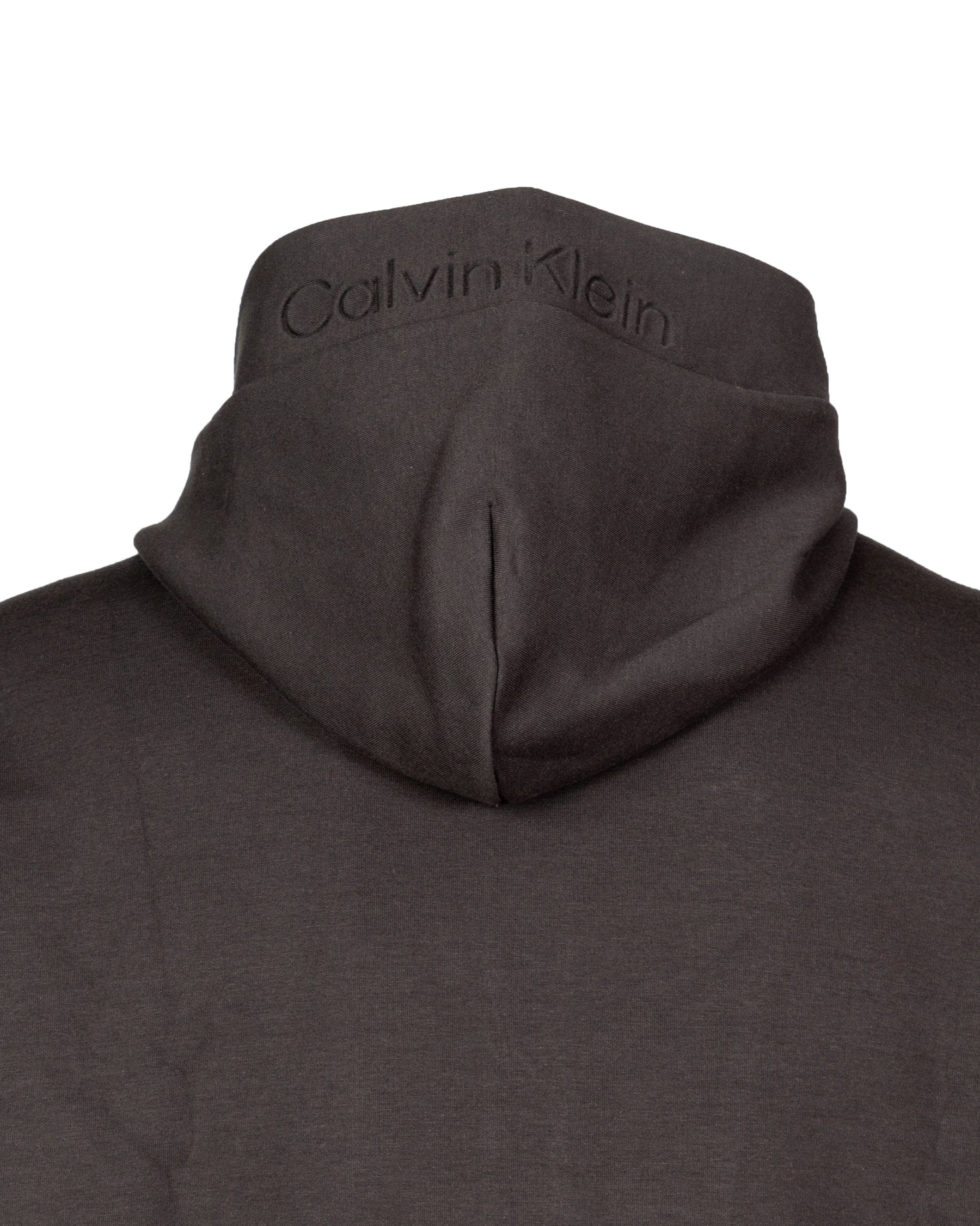 Calvin Klein Comfort Debossed Logo Hoodie Jacket Black