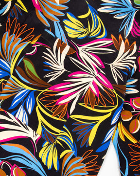Camicia Lowbrand Floral Nero