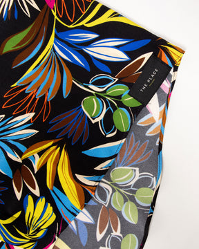 Camicia Lowbrand Floral Nero