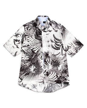 Camicia Lowbrand Palme Bianche