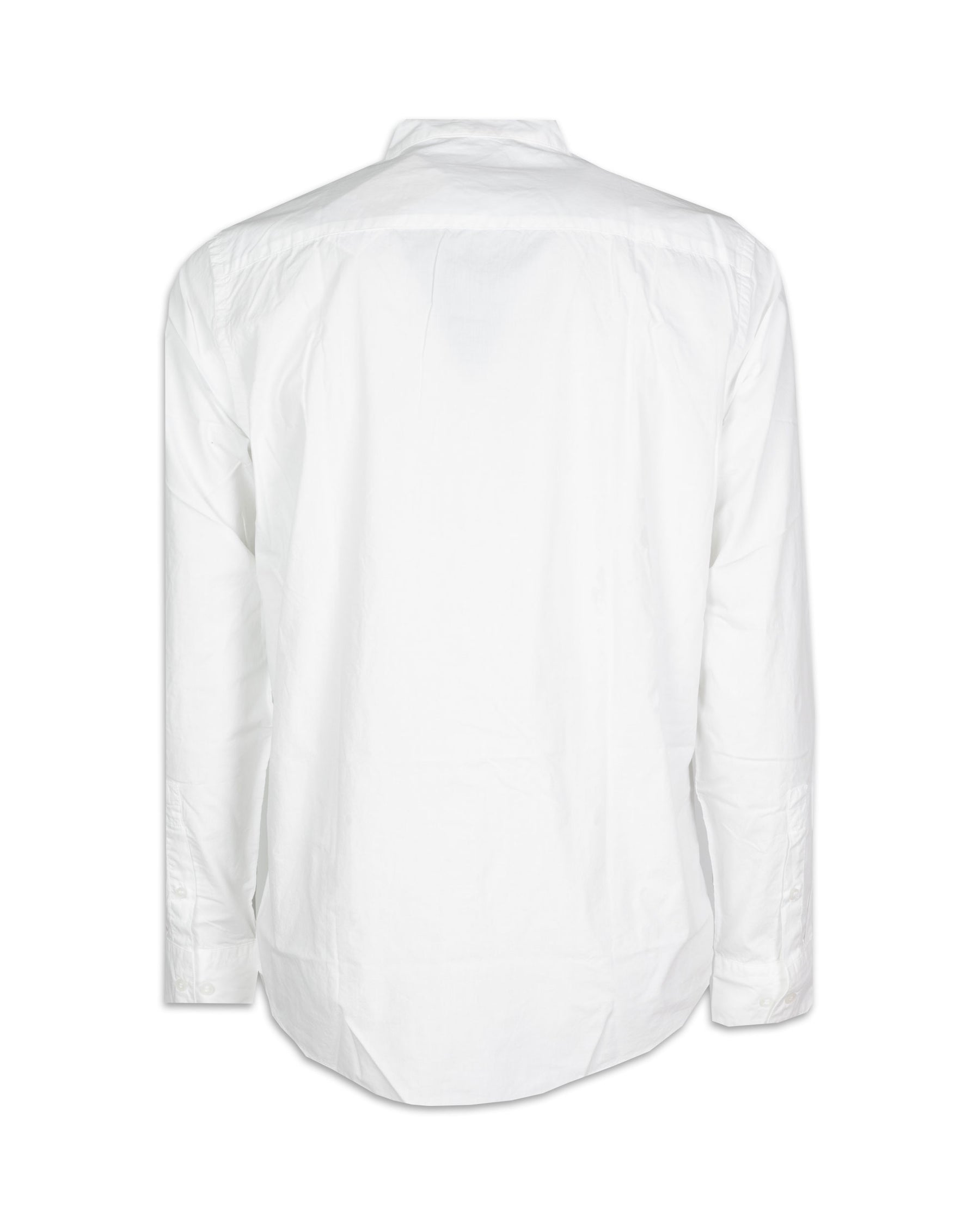Camicia Uomo Coreana Calvin Klein Light Poplin Regular Shirt Bianco