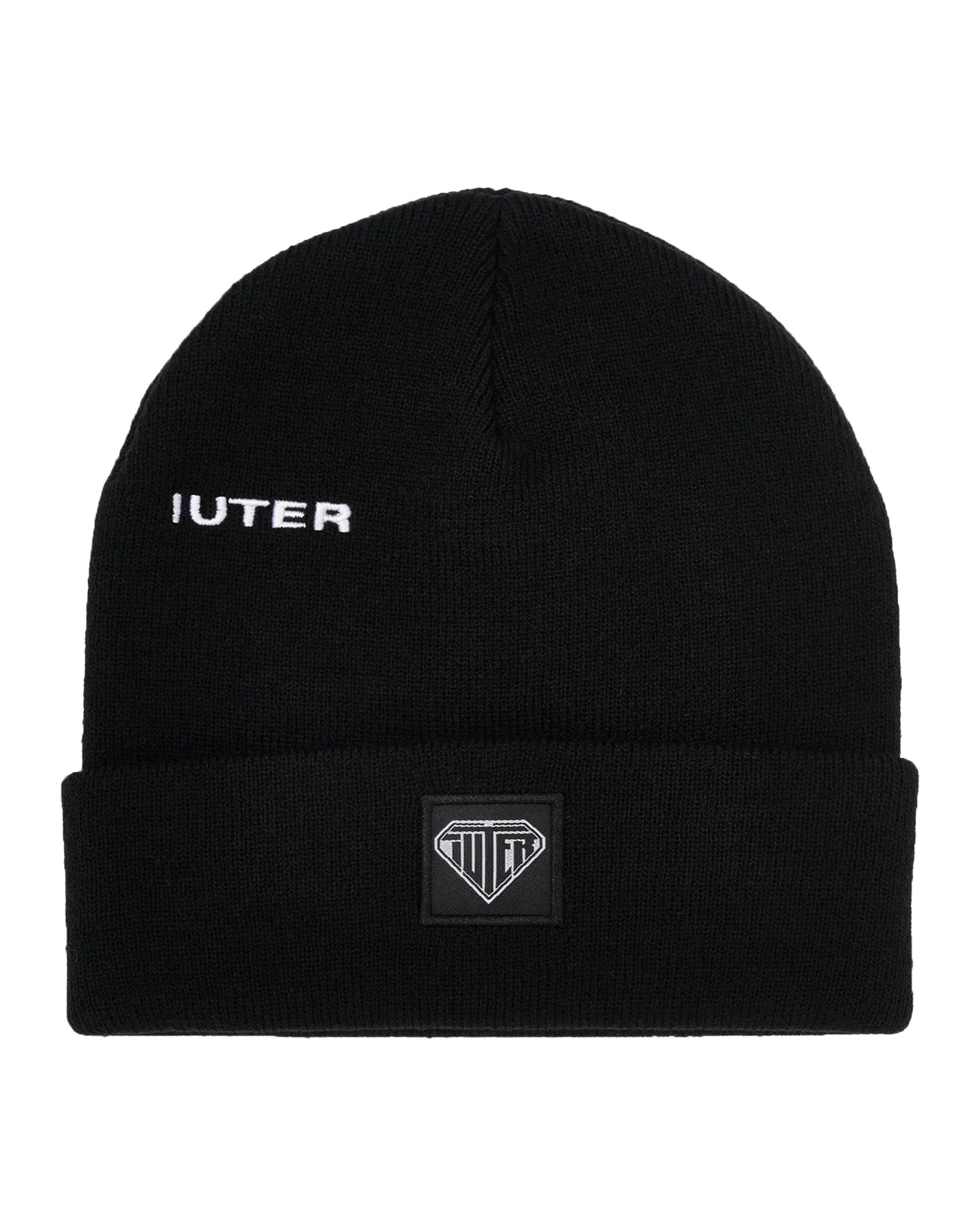 Banie Hat Iuter Logo Black