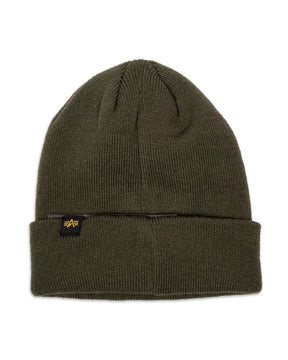 Cappello Beanie Alpha Industries Verde Militare 128924-257