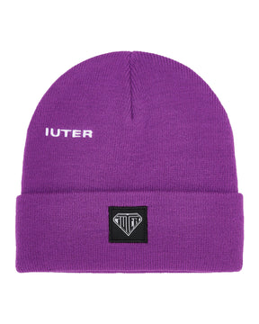 Beanie Hat Logo Violet
