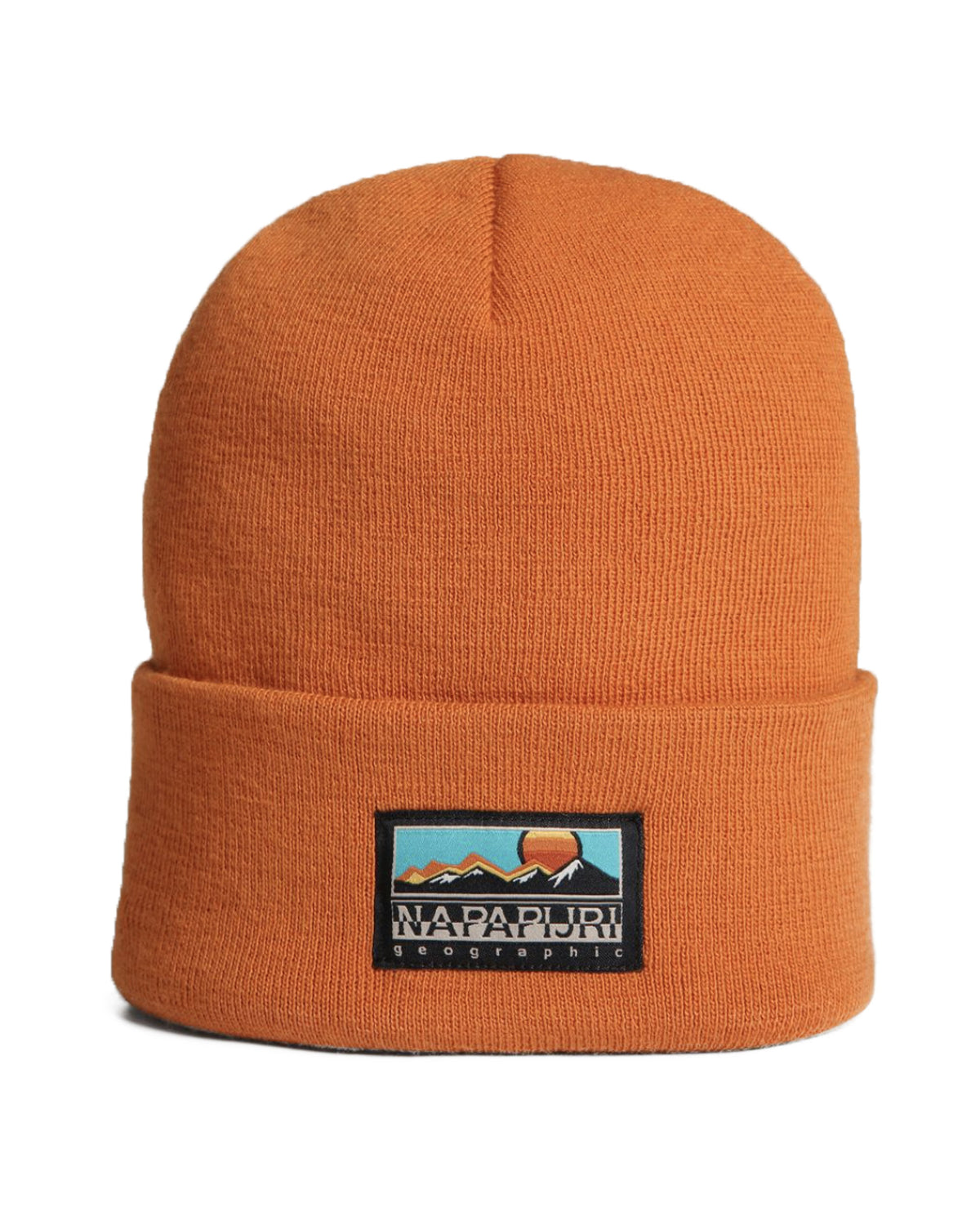 Beanie Hat Napapijri F-Mountain Orange Buttern