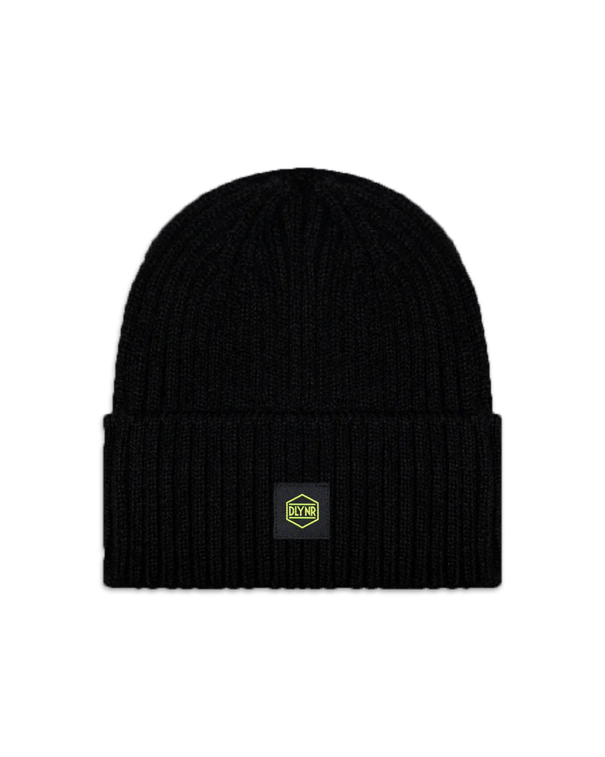 Cappello Dolly Noire Logo Label Beanie Nero