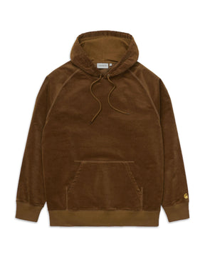 Carhartt Hooded Cord Sweatshirt Marrone I029101-0LRXX