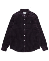 Carhartt Madison Cord Shirt Prugna I029958-0L0XX