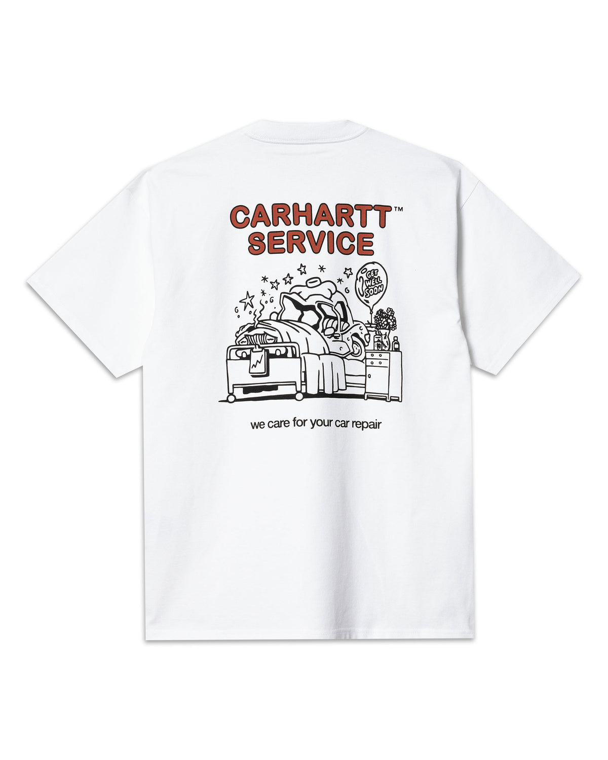 Carhartt Wip Car Repair T-shirt Bianco