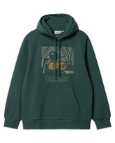 Carhartt Wip Hooded Duck Pond Sweatshirt Juniper