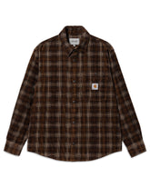 Carhartt Wip L S Flint Shirt Hamilton Brown