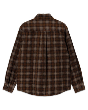 Carhartt Wip L S Flint Shirt Hamilton Brown