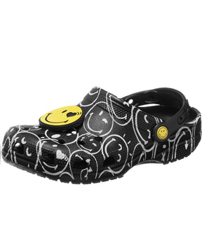 Crocs Classic 2022 Smiley Clog Black Multi