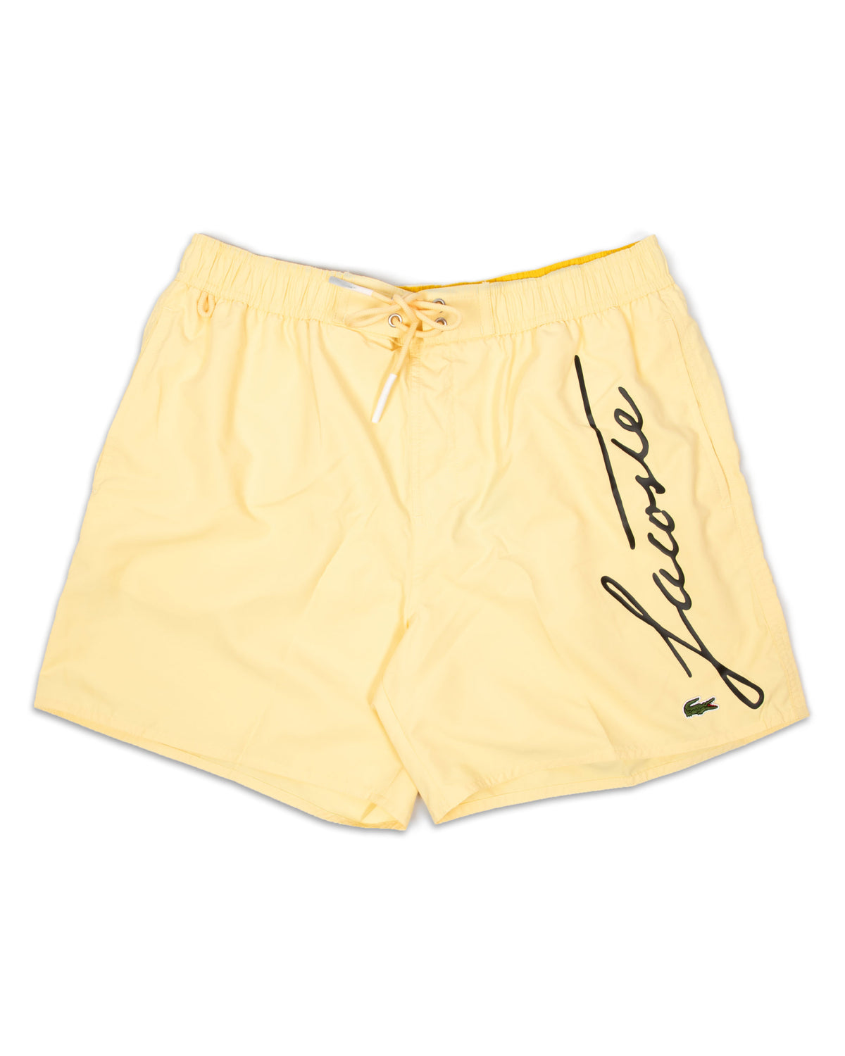 Man Boardshort Lacoste Big Logo Yellow