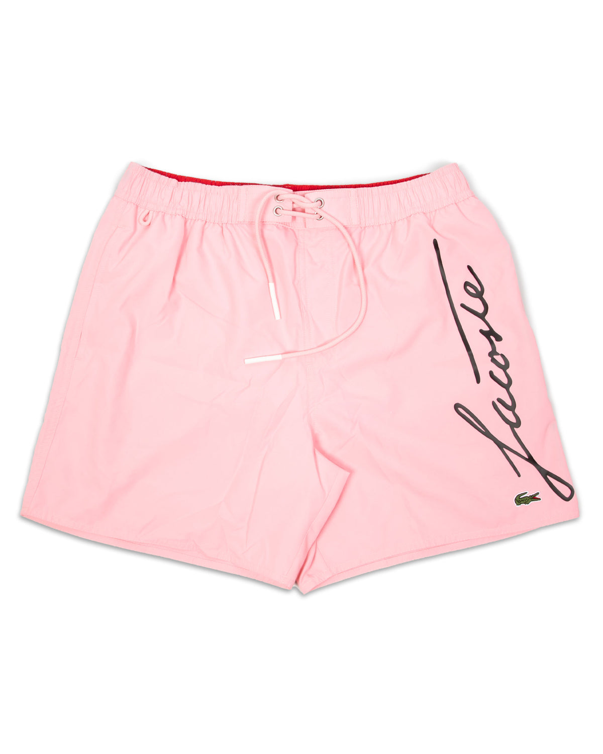 Costume Boxer Uomo Lacoste Big Logo Rosa