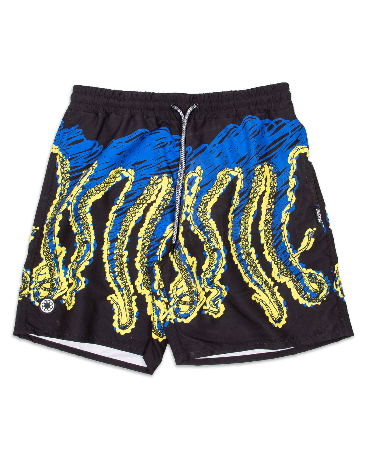 Man Octopus Draft Boardshort Black