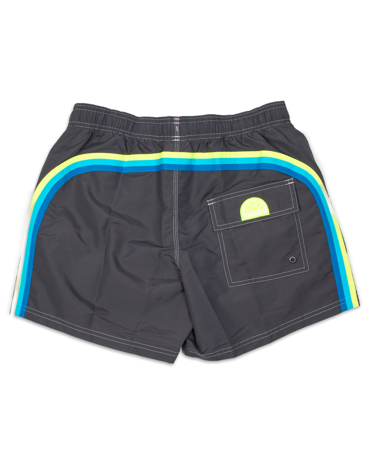 Man Boardshort Sundek Rainbow Trunks Grey