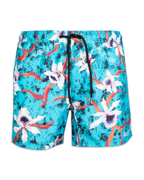 Man Boardshort Sundek Kiddy Fiorato Light Blue