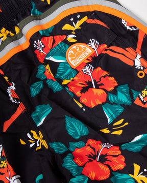 Costume Uomo Sundek Printed Swim Nero