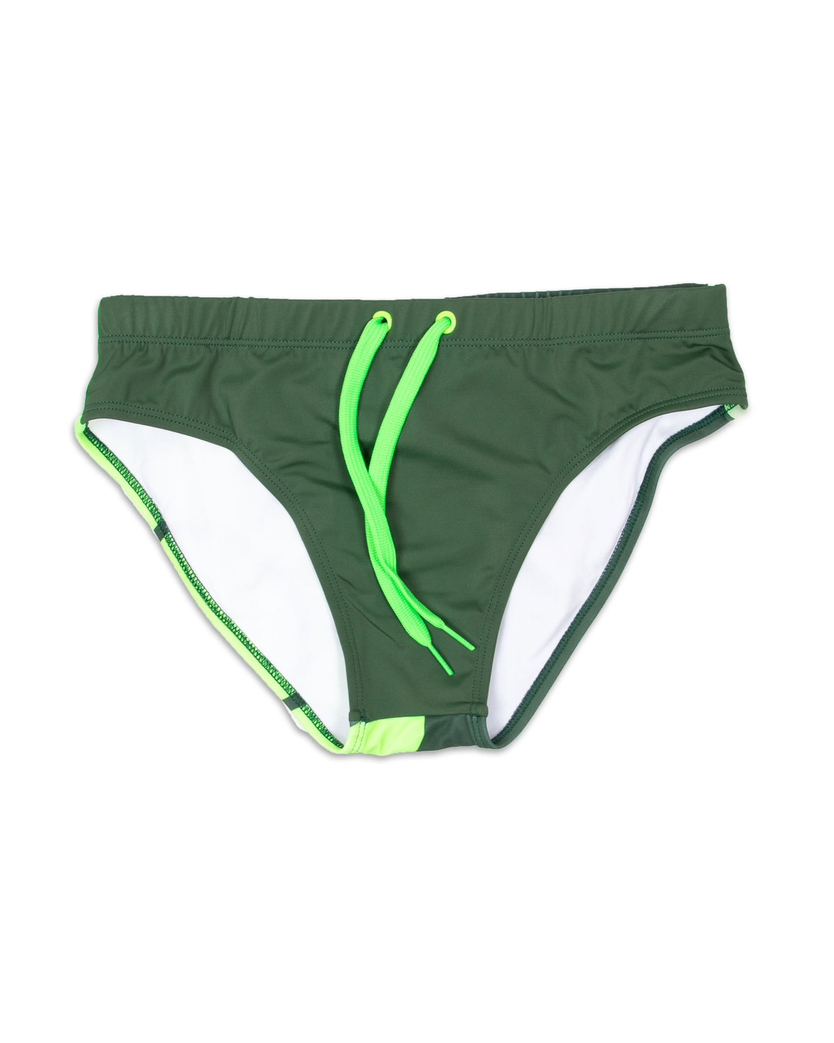 Man Swim Brief Sundek Leonardo Green