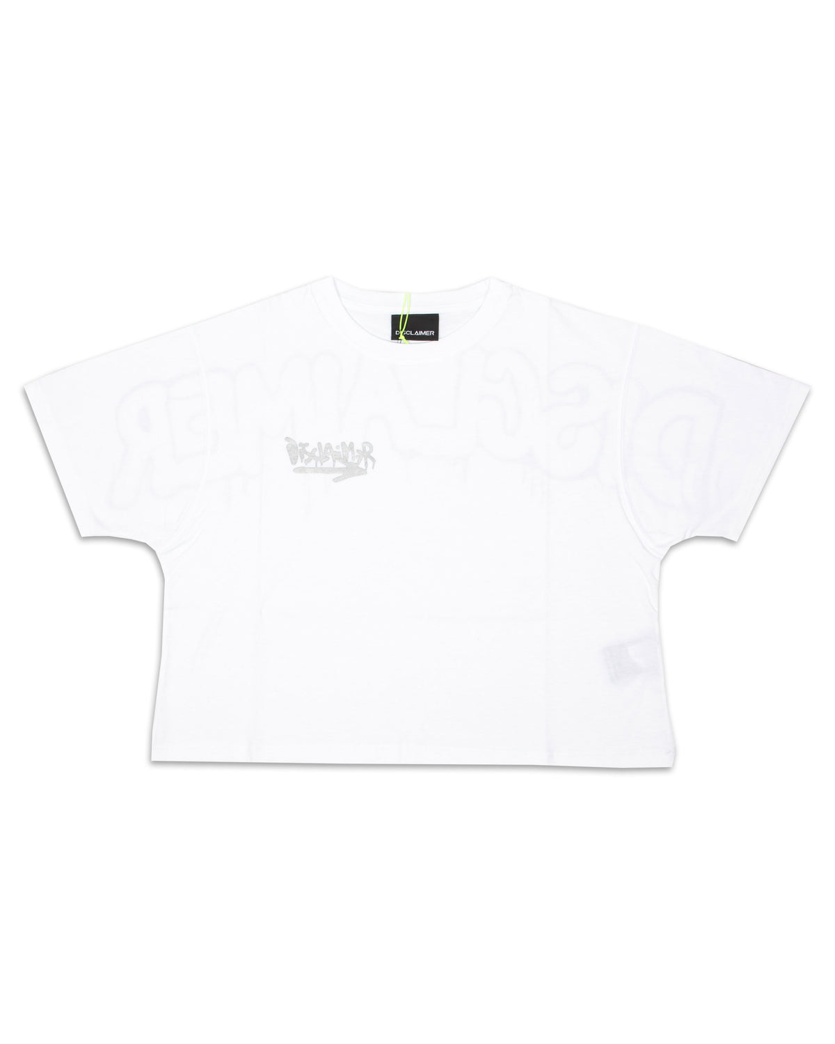 Classic Logo T-Shirt Crop Women 22EDS51709-Bianco