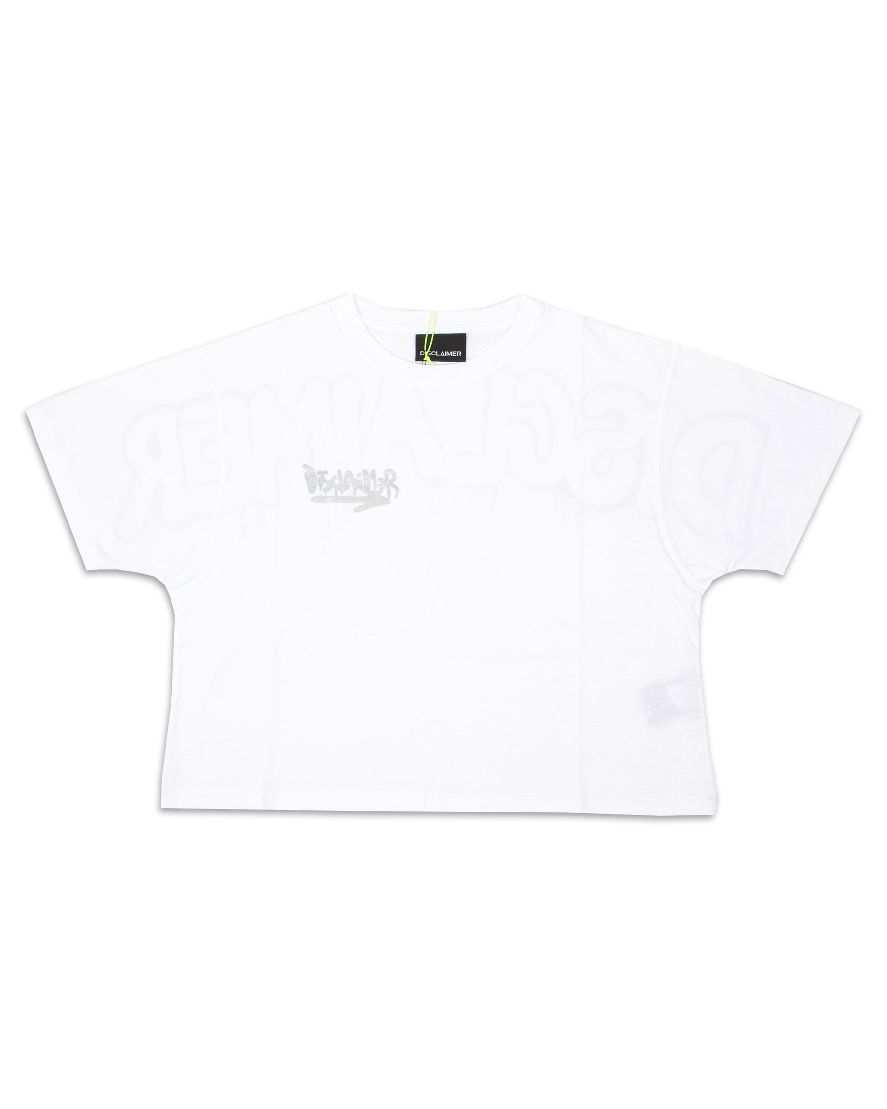 Classic Logo T-Shirt Crop Donna 22EDS51709-Bianco