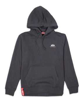 Felpa Alpha Industries Basic Hoodie Grigio 196318-136