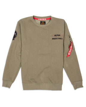 Felpa Alpha Industries Dust Devil Verde Militare 118318-11