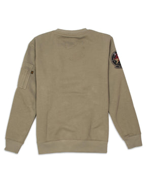 Felpa Alpha Industries Dust Devil Verde Militare 118318-11