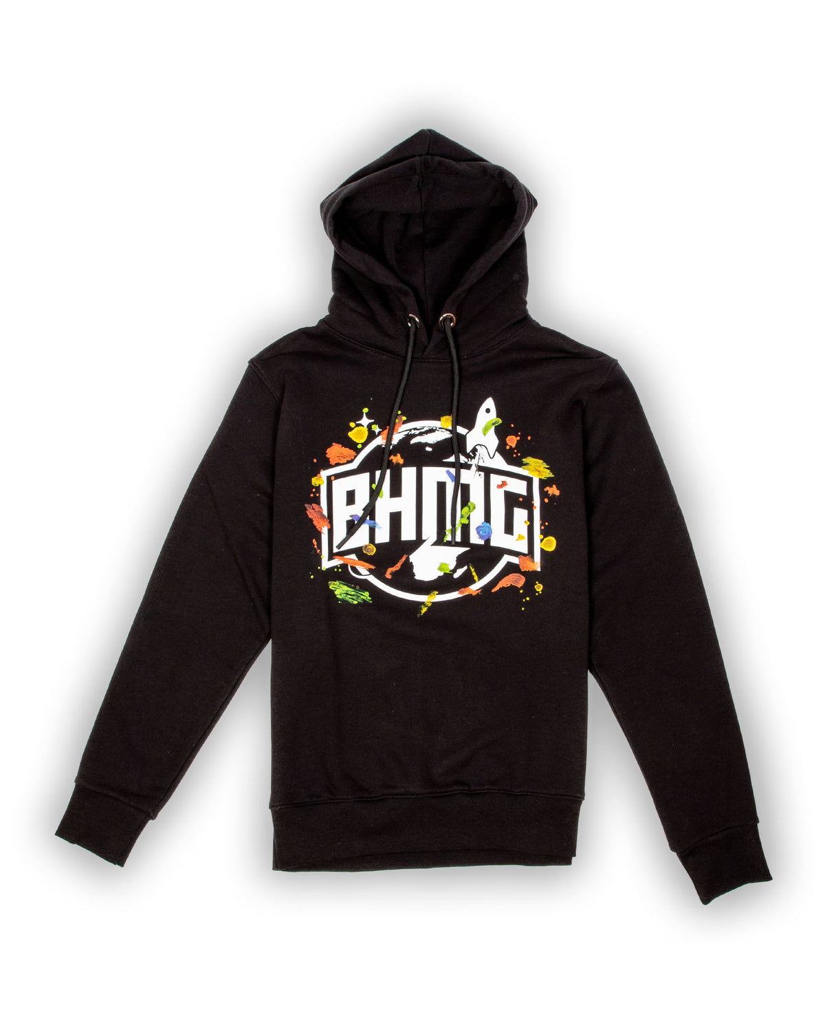 Hoodie BHMG Big Logo Splatter 031334-Black