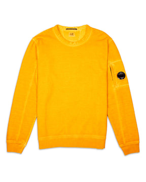 Felpa CP Company Diagonal Fleece Arancione