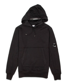 Felpa CP Company Diagonal Hooded Raised Nero