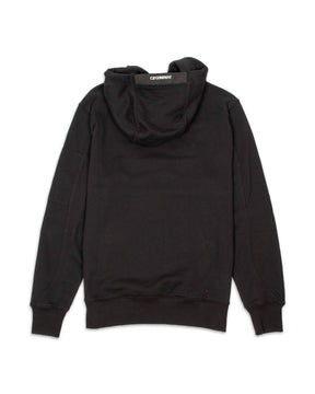 Felpa CP Company Diagonal Hooded Raised Nero