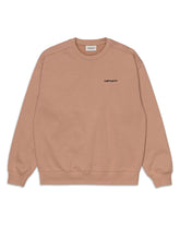 Felpa Carhartt Script Embroidery Beige I025343-0K8XX