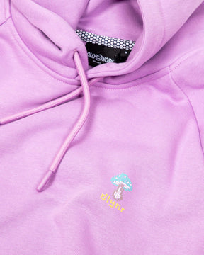 Felpa Con Cappuccio Uomo Dolly noire Mushroom Purple