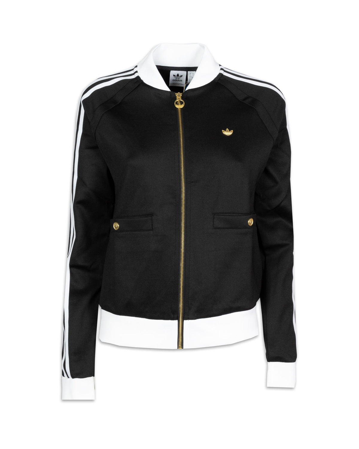 Felpa Crop Adidas Originals Donna Nero