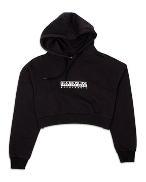 Felpa Crop Napapijri B-Box Nero NP0A4FSF0411