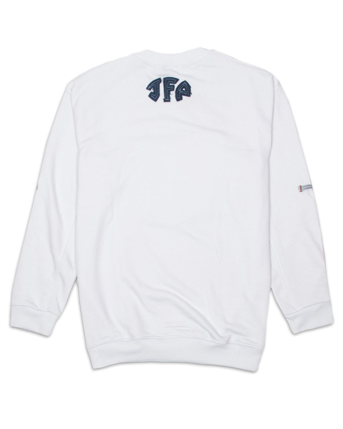 Felpa Giro Collo Just For Poor Levi's Hunt-G-Bianco