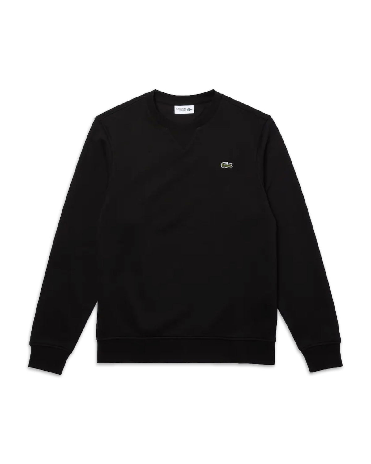 Felpa Girocollo Lacoste Nero SH1505-C31