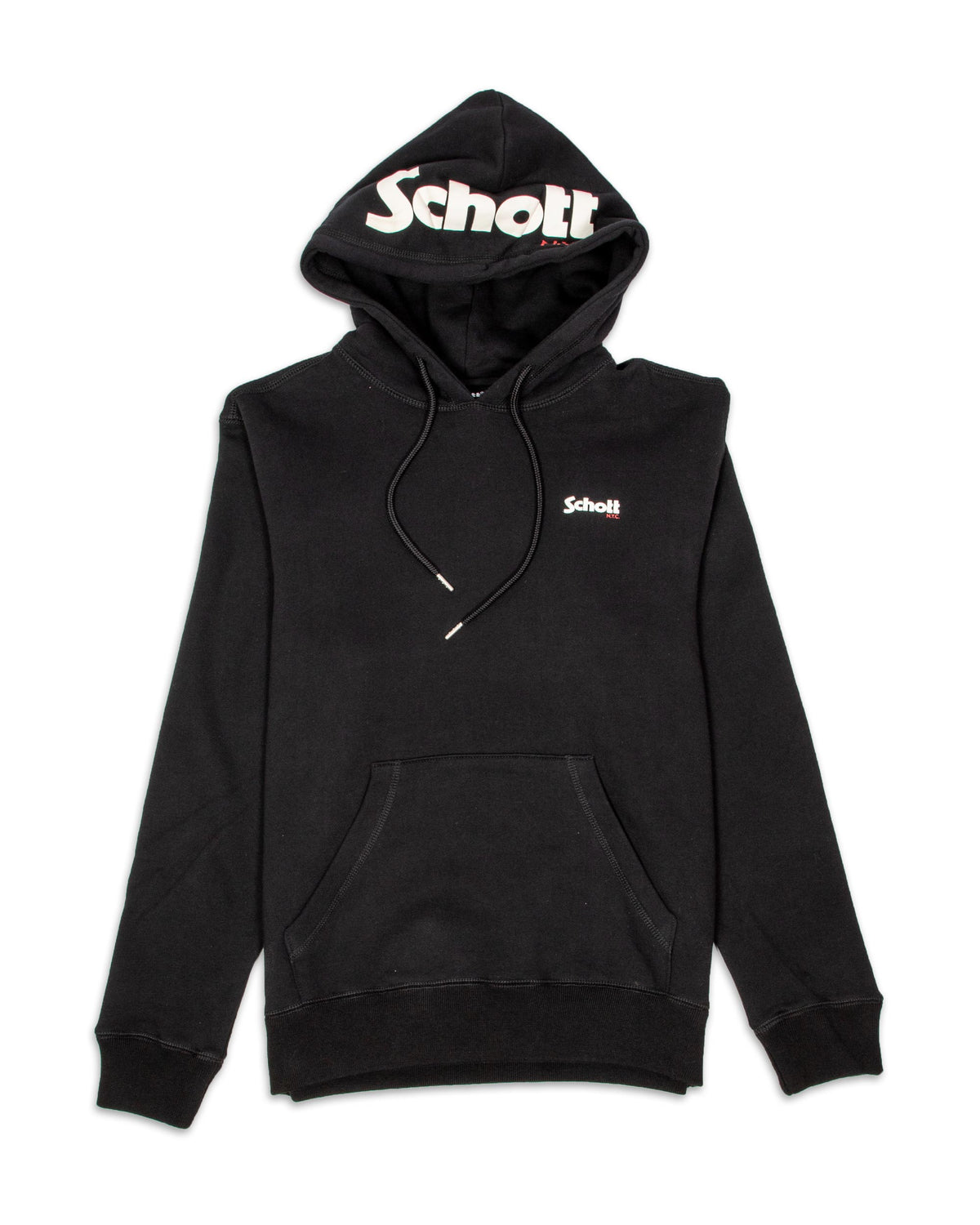 Felpa Schott Classic Logo SUNW2144-Nero