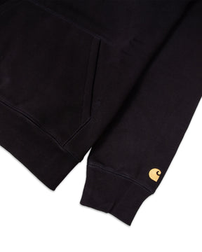 Felpa Uomo Carhartt Wip Hooded Chase Black