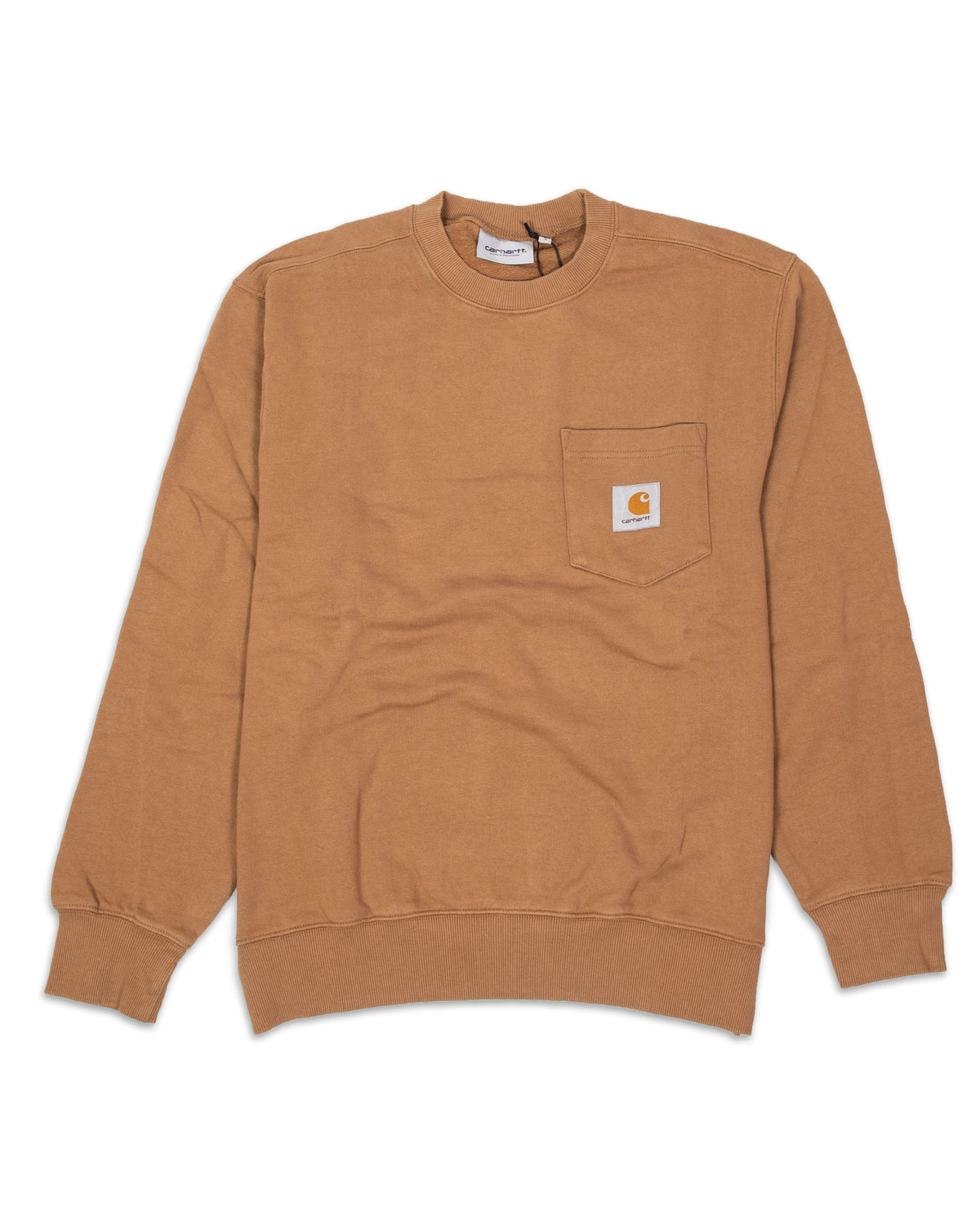 Man  Carhartt Pocket Sweat Brown