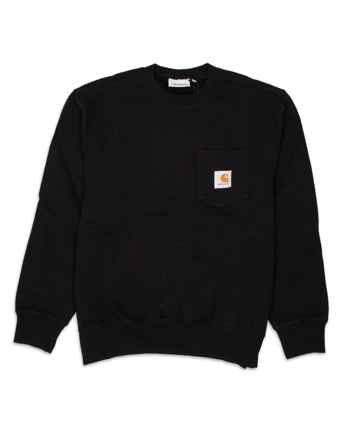 Man Carhartt Pocket Sweat Black