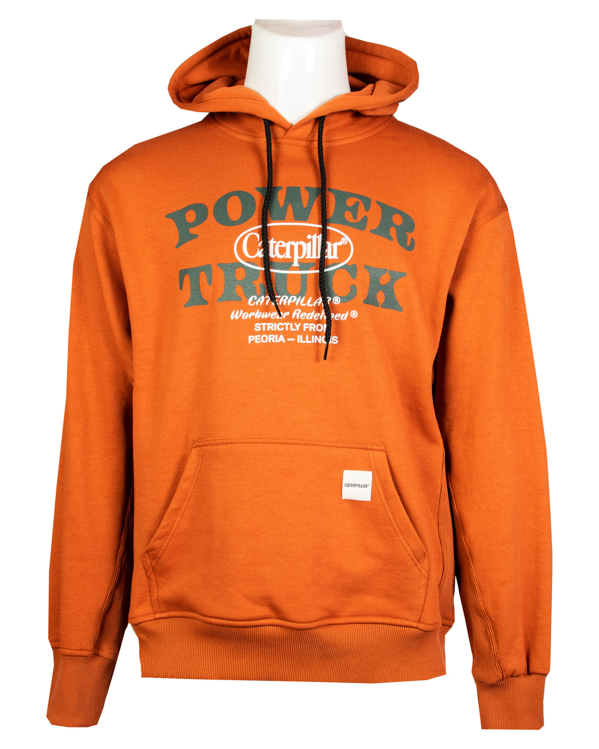 Man Cat Power Truck Hoodie Orange