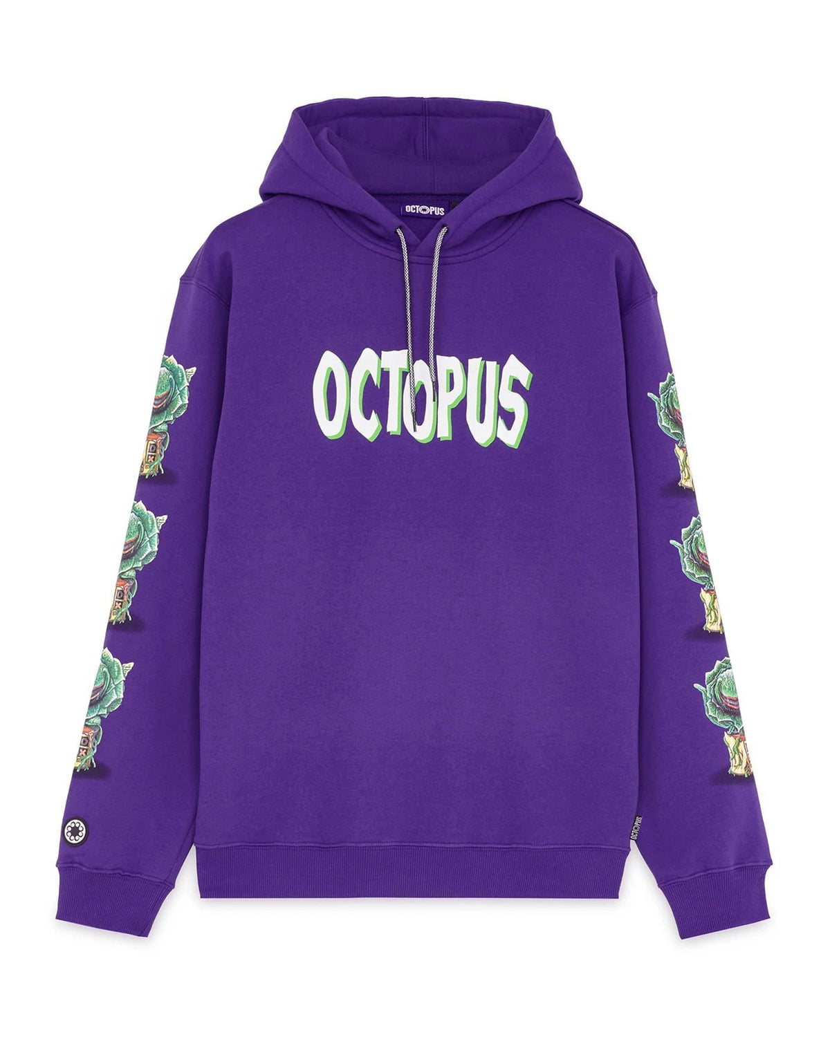 Octopus Man Feed Me Hoodie Purple