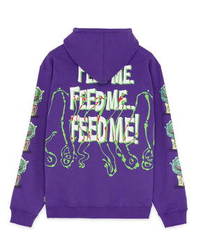 Octopus Man Feed Me Hoodie Purple