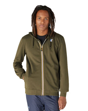 Man Hoodie K-Way Le Vrai Arnel Hv Poly Co Green