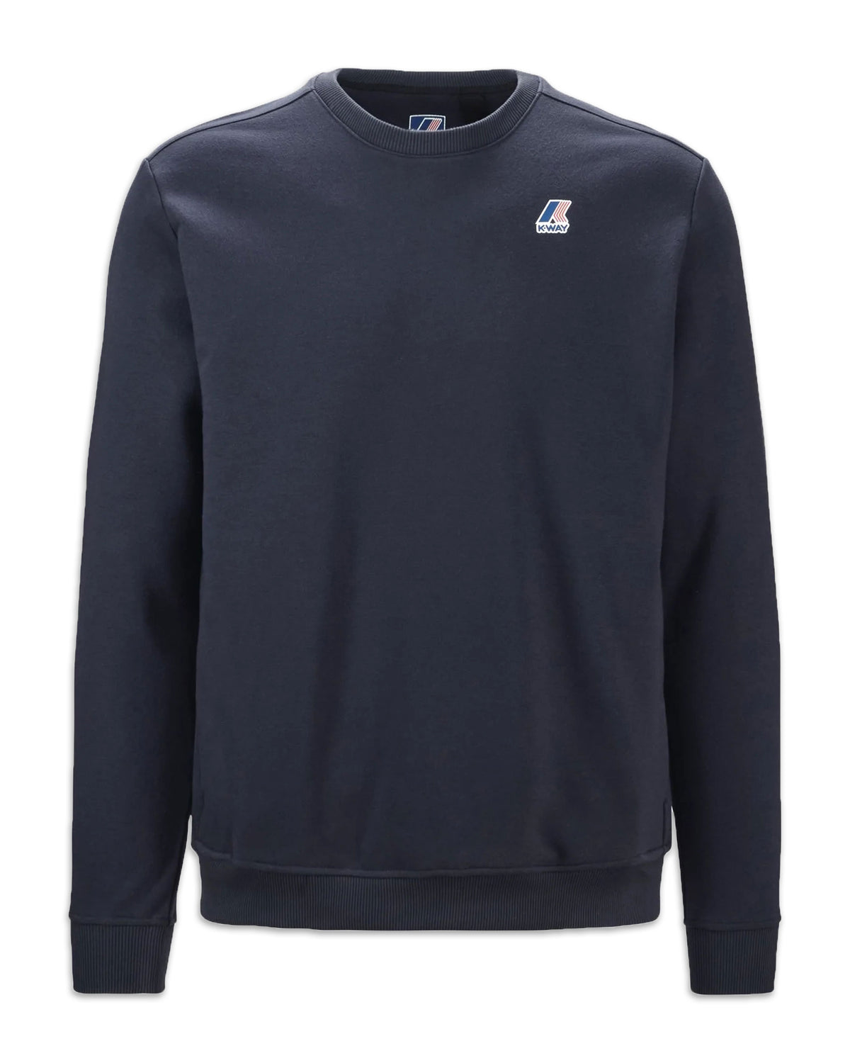 Man Sweatshirt K-Way Le Vrai Auguste Hv Poly Co Blue