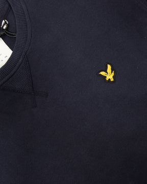 Felpa Uomo Lyle And Scott Classic Logo Blu